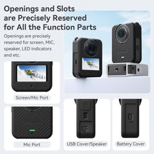 Load image into Gallery viewer, For DJI Osmo 360 Camera aMagisn Silicone Body Cover Set with Lens Cap &amp; Neck Lanyard