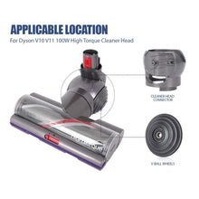 Load image into Gallery viewer, For Dyson V15/V11/V10/G5 100W High Torque Cleaner Head V-Ball Connector Replacement Parts, Connector, Connector+V-Ball Wheel Side