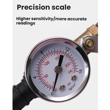 Load image into Gallery viewer, Truck Tire Extended Quick-Inflation Rod With Tire Pressure Gauge