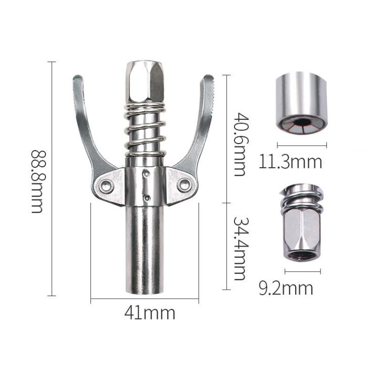 Car Electric/Pneumatic Pliers High-pressure Grease Nozzles, Double-handle Nozzle
