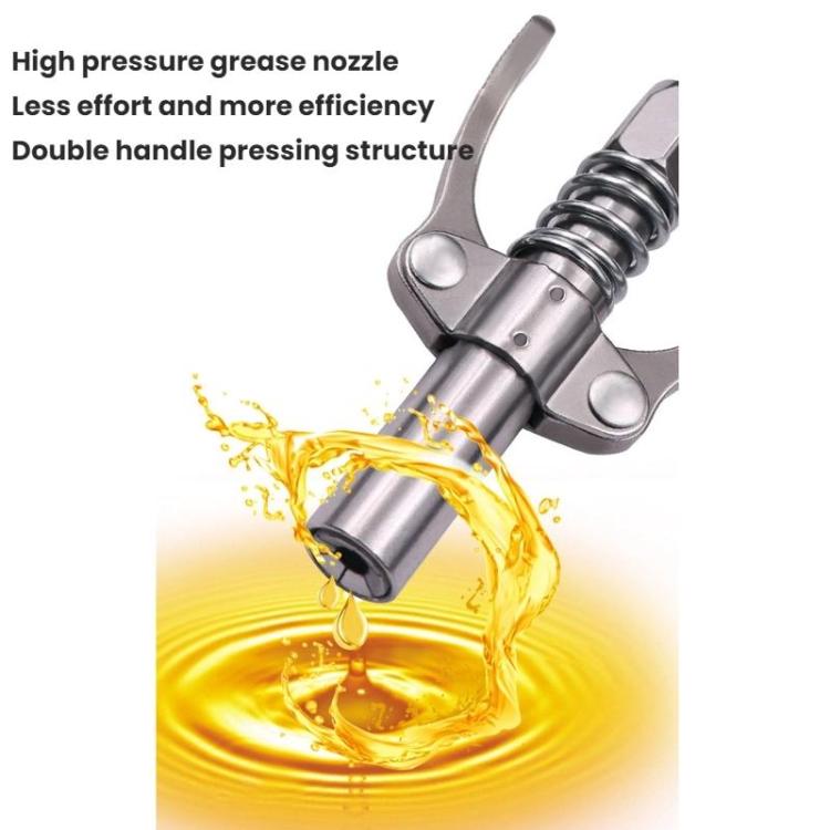 Car Electric/Pneumatic Pliers High-pressure Grease Nozzles, Double-handle Nozzle