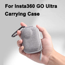 Load image into Gallery viewer, For Insta360 GO Ultra Carrying Case Shockproof EVA Portable Travel Storage Bag With Carabiner Clip, Carrying Case Gray