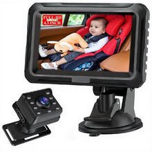 Load image into Gallery viewer, 4.3 inch HD 1080P Car Baby Monitor, With USB