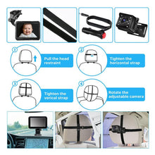 Load image into Gallery viewer, 4.3 inch HD 1080P Car Baby Monitor, With USB
