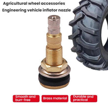 Load image into Gallery viewer, Agricultural Vehicle Vacuum Tire Full Copper Valves, American Standard
