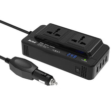 Load image into Gallery viewer, Meind 200W Car Inverter To 220V Fast Charging Dual Socket, Universal 12V, Universal 24V