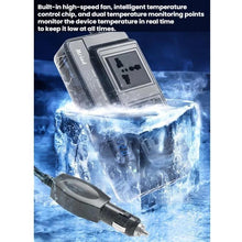 Load image into Gallery viewer, Meind 200W Car Inverter To 220V Fast Charging Dual Socket, Universal 12V, Universal 24V