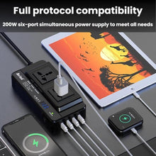 Load image into Gallery viewer, Meind 200W Car Inverter To 220V Fast Charging Dual Socket, Universal 12V, Universal 24V