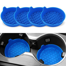Load image into Gallery viewer, 4pcs Anti-squeak Anti-slip Car Coaster With Handle