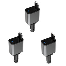 Load image into Gallery viewer, PD30W Car Charger With Retractable Cable, TYPE-C+8 Pin, TYPE-C+TYPE-C, 8 Pin+8 Pin