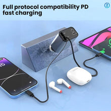 Load image into Gallery viewer, PD30W Car Charger With Retractable Cable, TYPE-C+8 Pin, TYPE-C+TYPE-C, 8 Pin+8 Pin