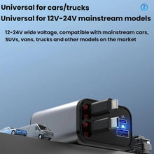 Load image into Gallery viewer, PD30W Car Charger With Retractable Cable, TYPE-C+8 Pin, TYPE-C+TYPE-C, 8 Pin+8 Pin