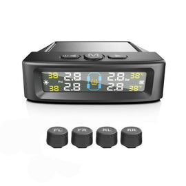 Automotive TPMS Four-Tire Pressure Monitor, Beep Sound Version External Sensor, Voice Version External Sensor, Beep Sound Version Internal Sensor, Voice Version Internal Sensor