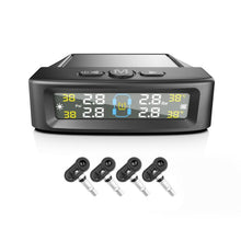 Load image into Gallery viewer, Automotive TPMS Four-Tire Pressure Monitor, Beep Sound Version External Sensor, Voice Version External Sensor, Beep Sound Version Internal Sensor, Voice Version Internal Sensor
