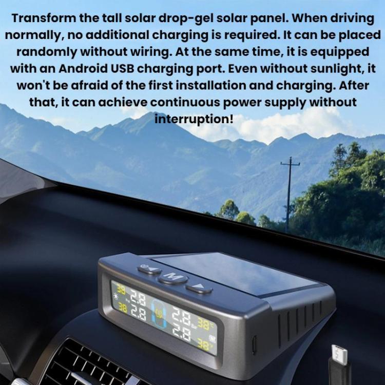 Automotive TPMS Four-Tire Pressure Monitor, Beep Sound Version External Sensor, Voice Version External Sensor, Beep Sound Version Internal Sensor, Voice Version Internal Sensor
