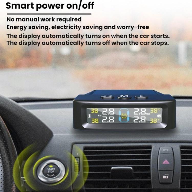 Automotive TPMS Four-Tire Pressure Monitor, Beep Sound Version External Sensor, Voice Version External Sensor, Beep Sound Version Internal Sensor, Voice Version Internal Sensor