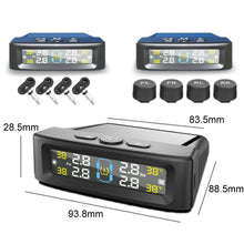 Load image into Gallery viewer, Automotive TPMS Four-Tire Pressure Monitor, Beep Sound Version External Sensor, Voice Version External Sensor, Beep Sound Version Internal Sensor, Voice Version Internal Sensor
