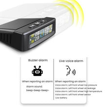 Load image into Gallery viewer, Automotive TPMS Four-Tire Pressure Monitor, Beep Sound Version External Sensor, Voice Version External Sensor, Beep Sound Version Internal Sensor, Voice Version Internal Sensor