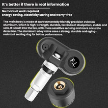 Load image into Gallery viewer, Automotive TPMS Four-Tire Pressure Monitor, Beep Sound Version External Sensor, Voice Version External Sensor, Beep Sound Version Internal Sensor, Voice Version Internal Sensor