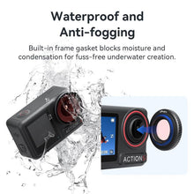 Load image into Gallery viewer, For DJI Osmo Action 5 Pro / Action 4 aMagisn Anti-Fog Dive Filter Lens Seamlessly Adapted To Waterproof Cases