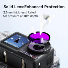 Load image into Gallery viewer, For DJI Osmo Action 5 Pro / Action 4 aMagisn Anti-Fog Dive Filter Lens Seamlessly Adapted To Waterproof Cases