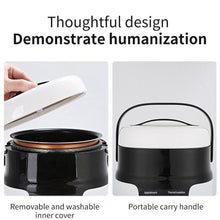 Load image into Gallery viewer, 12V-24V 2L Car-Mounted Push-Button Rice Cooker, English, English + Battery Cable, Russian, Russian + Battery Cable