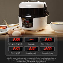 Load image into Gallery viewer, 12V-24V 2L Car-Mounted Push-Button Rice Cooker, English, English + Battery Cable, Russian, Russian + Battery Cable
