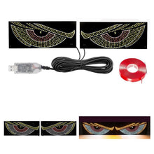 Load image into Gallery viewer, USB Car-mounted Dynamic Demon Eye Car Sticker LED Indicator Light