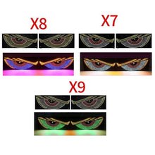 Load image into Gallery viewer, USB Car-mounted Dynamic Demon Eye Car Sticker LED Indicator Light