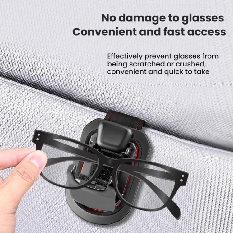 Car Sun Visor Glasses Holder Storage Decoration