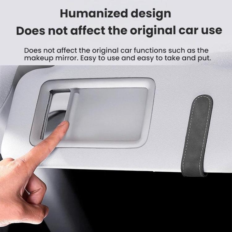 Car Sun Visor Glasses Holder Storage Decoration