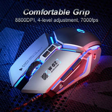 Load image into Gallery viewer, Inphic W-02 USB Wired Mouse Gaming Macro-Programmable Illuminated Computer Mice