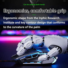 Load image into Gallery viewer, Inphic W-02 USB Wired Mouse Gaming Macro-Programmable Illuminated Computer Mice