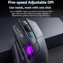 Load image into Gallery viewer, Inphic Bluetooth Wireless Mouse Office &amp; Gaming LED Charging Mice, Dual Mode White, Tri-Mode Black, Tri-Mode White