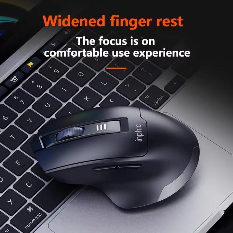 Inphic M9 2.4G Wireless Mouse Business Office Home Ergonomic Mute Computer Mice, M9