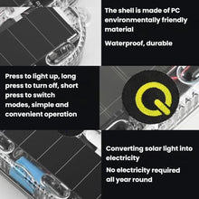 Load image into Gallery viewer, Car Solar-Powered Anti-Collision Warning Light Motorcycle Wireless LED Rear Tail Light, 2pcs