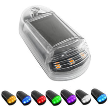 Load image into Gallery viewer, Solar-Powered Roof Warning Light LED Roof Strobe Light For Trucks Pickups, Transparent Yellow Light, Transparent White Light, Transparent 7 Colors, Transparent Black Yellow Light, Transparent Black White Light, Transparent Black 7 Colors