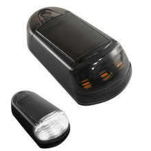 Load image into Gallery viewer, Solar-Powered Roof Warning Light LED Roof Strobe Light For Trucks Pickups, Transparent Yellow Light, Transparent White Light, Transparent 7 Colors, Transparent Black Yellow Light, Transparent Black White Light, Transparent Black 7 Colors
