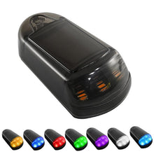 Load image into Gallery viewer, Solar-Powered Roof Warning Light LED Roof Strobe Light For Trucks Pickups, Transparent Yellow Light, Transparent White Light, Transparent 7 Colors, Transparent Black Yellow Light, Transparent Black White Light, Transparent Black 7 Colors