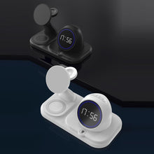 Load image into Gallery viewer, 6 in 1 Desktop Magnetic Wireless Charging Clock Countdown RGB Bluetooth Speaker
