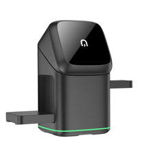 Load image into Gallery viewer, 3 in 1 Metal Magnetic Wireless Charging Rotating Base Stand