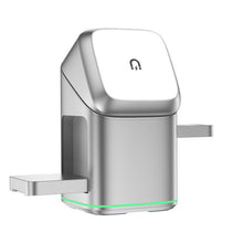 Load image into Gallery viewer, 3 in 1 Metal Magnetic Wireless Charging Rotating Base Stand