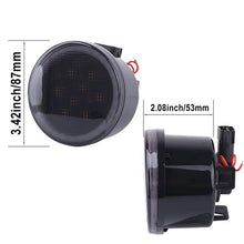 Load image into Gallery viewer, 2pcs For Wrangler Plum Blossom-Shaped Yellow LED Car Lights Car Modified Grille Turn Signal Lights, With Aperture, Without Aperture