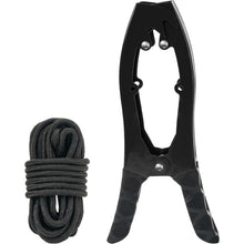 Load image into Gallery viewer, Canoe/Kayak Self-Locking Stainless Steel Anchor Clamp With Toothed Jaws, Black, Black + Metal Buckle, Black + Kayak Handrail, Black + Metal Buckle + Kayak Handrail