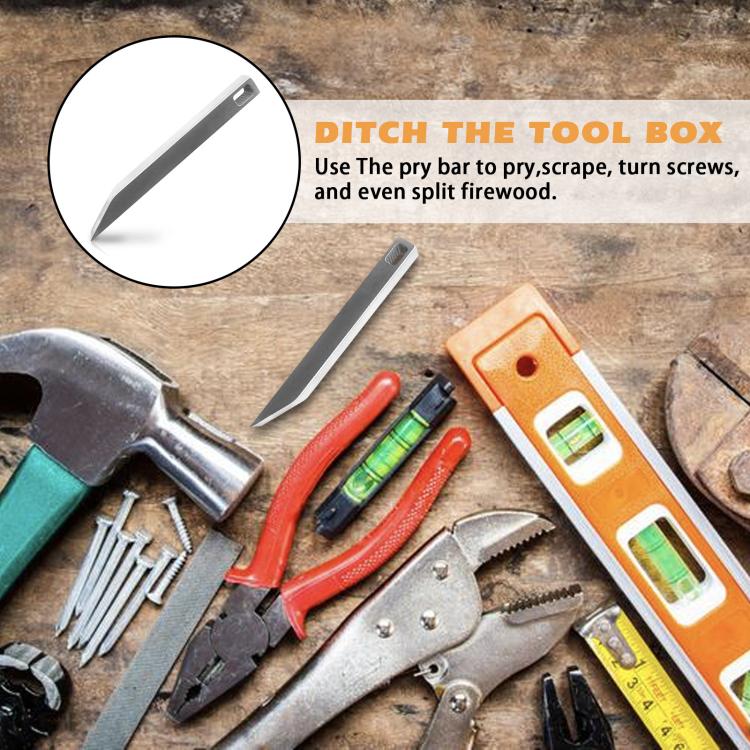 Portable Multi-Function Crowbar Self-Defense Bottle Opener Keychain