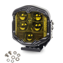 Load image into Gallery viewer, OL-21W03Y 7 Inch 3-Sided Illumination High / Low Beam Car Modified Work Light Roof Light  A-Pillar Spotlights