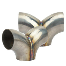 Load image into Gallery viewer, Y-type Three-way Connector For Stainless Steel Exhaust Pipes, 51mm, 57mm, 63mm, 76mm