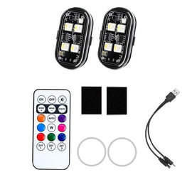 Wireless Remote-Controlled Motorcycle LED Flashing Taillight For Retrofitting, 1 Light, 2 Lights, 4 Lights, 6 Lights, 8 Lights