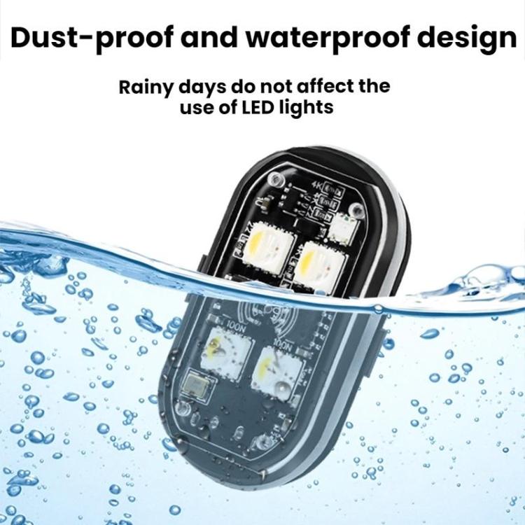 Wireless Remote-Controlled Motorcycle LED Flashing Taillight For Retrofitting, 1 Light, 2 Lights, 4 Lights, 6 Lights, 8 Lights