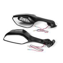 Load image into Gallery viewer, Motorcycle Rearview Mirror With LED Light For Kawasaki ZX-10R 2011-2015